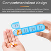 Pill Box Weekly 7 Day 4 Times Medicine Tablet Organizer Dispenser Large Capacity