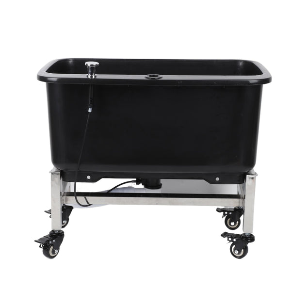 Rolling Floor Mop Sink Mop Cleaning Basin with Drain Buttoon Commercial Sink AU