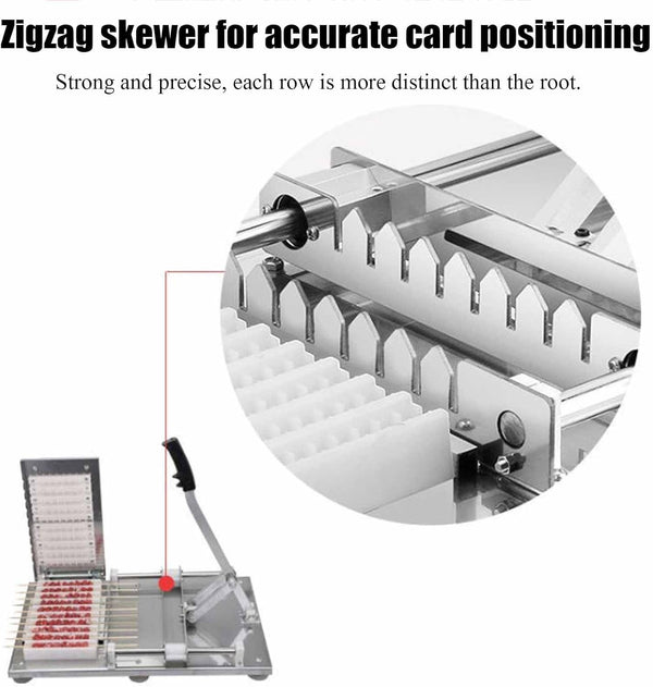 Manual Mutton Kebab Machine BBQ Skewer Meat Making Mahcine Kebab Press Mould