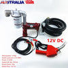 12GPM Fuel Transfer Pump for Gasoline Diesel Explosion Proof Pump 12V DC 1/4hp