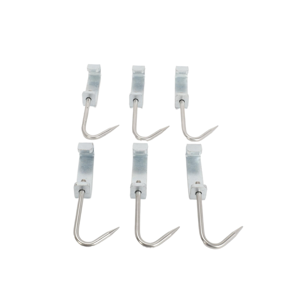 Meat Hooks 6 PCS Butcher Hooks Stainless Steel Kill Hanging Carcasses Meat Hook