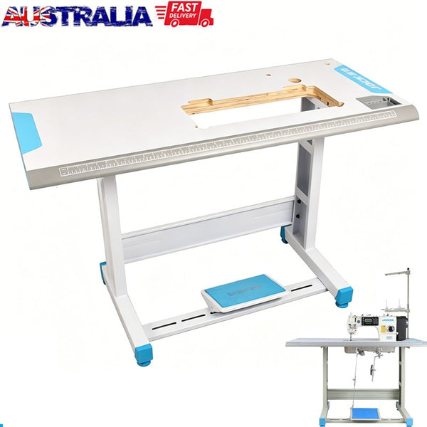 120*80cm Sewing Machine Table Steel Composite Sturdy Sewing Frame AU