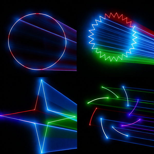 5W Animation DJ Party Laser Light Full Color with DMX512 APP for Party Wedding