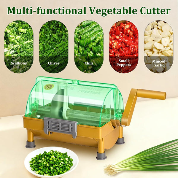3mm Manual Scallion Chopping Machine Vegetable Shredder Green Onion Cutter AU