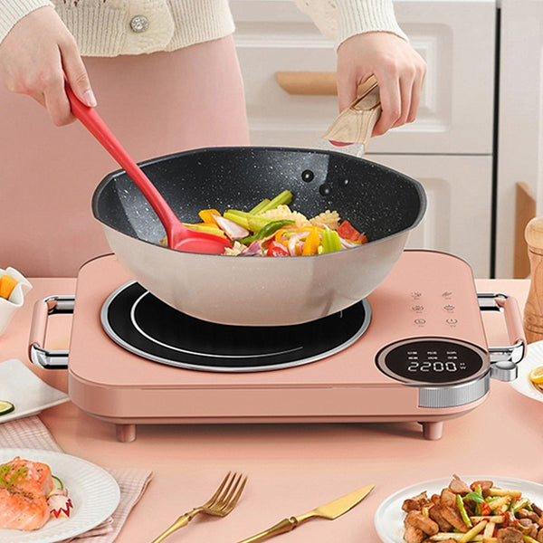 Electric Ceramic Stove Stir-frying Steam Boil Timing Cooking Induction Cooker