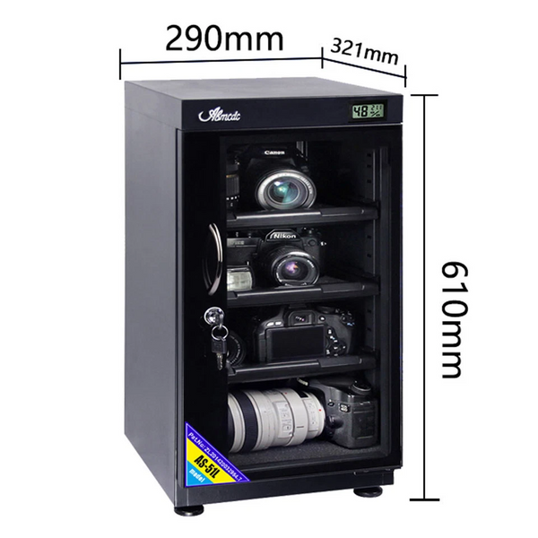 50L Camera Lens Digital Dehumidify Dry Box Electronic Equipment Storage Cabinet
