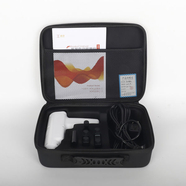 400N Electric Spine Massager w/ Adjustable Force, 4 Massage Heads for Relaxation