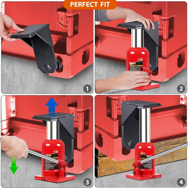 2Pcs Upgrade Superior Shipping Container Jack Leveling Attachment Jack Lug
