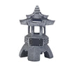 Pagoda Statues Outdoor Solar Powered Statue Zen Garden Lantern LED Garden Light
