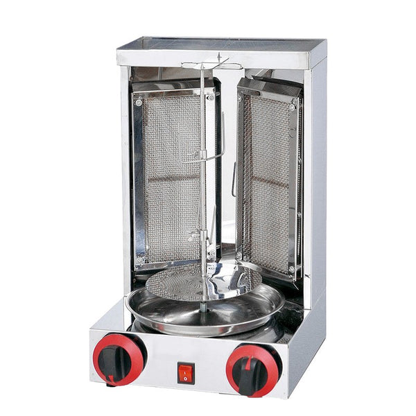 LPG Shawarma Doner Kebab Machine Gyros Kabab Grill Rotisserie Stainless Steel AU