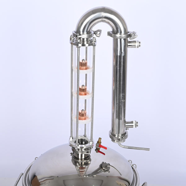 50L Premium Alcohol Distiller Stainless Steel Still Wine Making Kit Home Brewing
