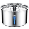 3.2L Pet Stainless Steel Water Fountain Dog Cat Drinking Dispenser Filter Feeder