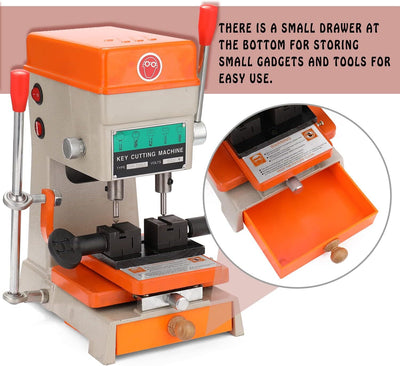 368A Key Cutting Machine Universal Key Copy Tool Duplicating Locksmith Equipment