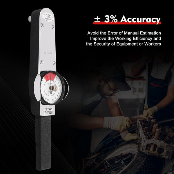 Dial Indicator Precision TLB Torque Wrench Cursor Spanner Wrench 1/2"  0-100N.m