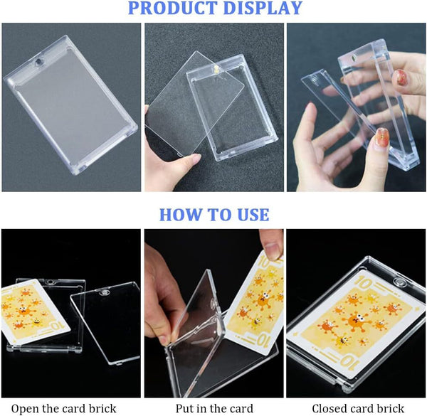 Magnetic Card Holder 35pt Baseball Card Holders Hard Card Holder Trading
