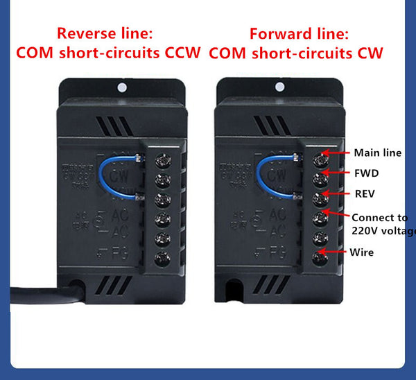 220V AC Gear Motor Variable Speed Controller Electric Motor Speed Controller