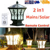 Solar Post Cap Lights Pillar Light Waterproof Garden Street Fence Decorations AU
