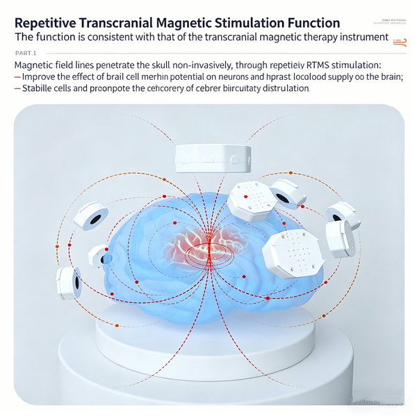 rTMS Transcranial Magnetic Therapy Machine Improve Cerebral Blood Circulation