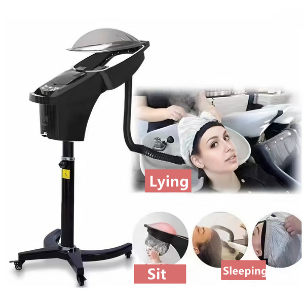 4-in-1 Hair Steamer Spa Salon Micro Mist Hot Cold Fog Hair Care Machine w/ Timer