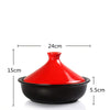Kitchen Ceramic Tagine Household Red Tagine Pots Ceramic Cookware Soup Pot AU