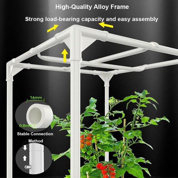 Grow Tent Complete Kit 100W LED Grow Light + Carbon Filter Combo Growbox