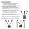 LED Beauty Light Lash Lamp for Makeup Tattoo Eyelash Extensions Salon Spa Studio