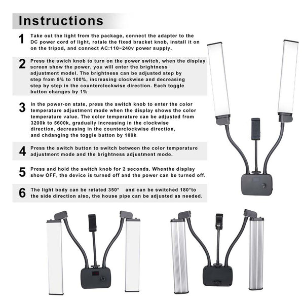 LED Beauty Light Lash Lamp for Makeup Tattoo Eyelash Extensions Salon Spa Studio