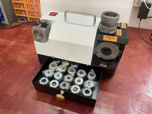 Drill Bit Grinder Machine 3-20mm Drill Bits Sharpener w/18 Collects 4500rpm AU
