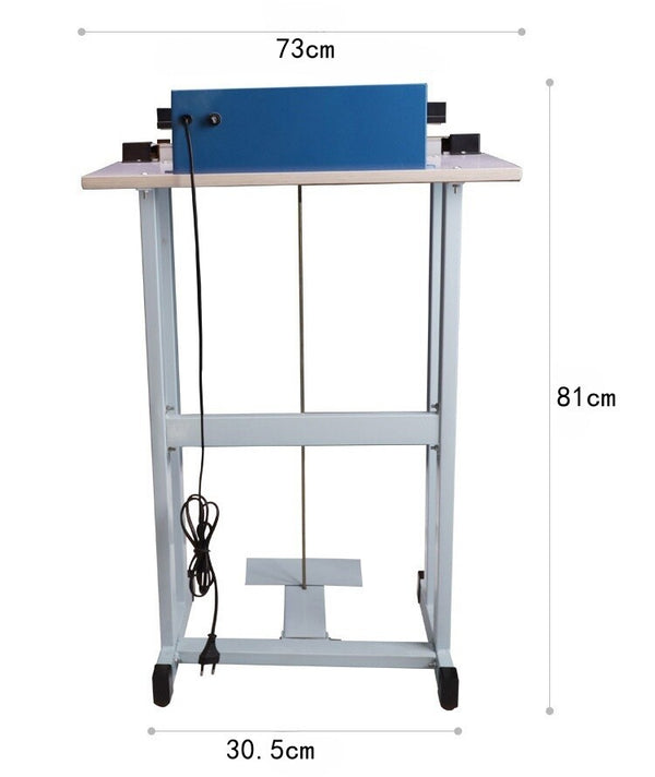 Foot Pedal Impulse Sealer 600mm Heat Seal Closer Plastic Bag Sealing Machine