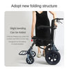 2 in 1 Foldable Shower Chair Disabled Bedside Commode Wheelchair Toilet Chair