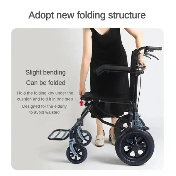 2 in 1 Foldable Shower Chair Disabled Bedside Commode Wheelchair Toilet Chair