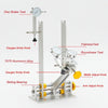 Bicycle Wheel Truing Stand Bike Wheel Alignment Repair Tool with Dial Gauge AU