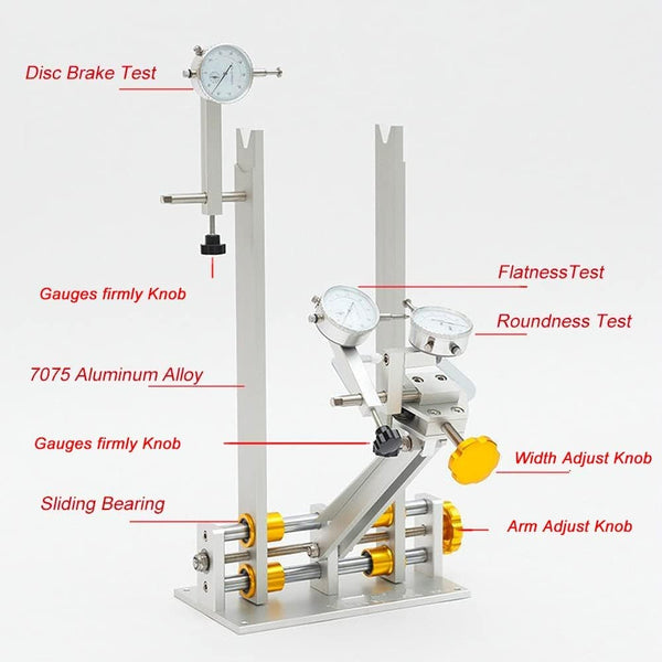 Bicycle Wheel Truing Stand Bike Wheel Alignment Repair Tool with Dial Gauge AU