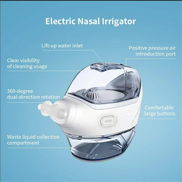 230ML Nose Cleaner Electric Nose Washer Rhinitis Treatment Home Nasal Care AU