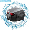 Motorcycle Tour Tail Box Scooter Trunk Luggage Lockable Waterproof w/ Mountings