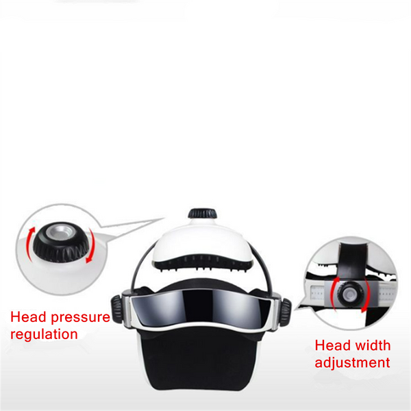 Head Massager Electric Head Massage Helmet Hot Compress To Relieve with Music
