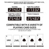 2in1 Automatic Card Shuffler and Dealer Machine 360° Rotating Deal Poker Sorter