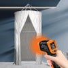 100x200cm Portable Round Shower Curtain for Outdoor Camping Beach Shower Toilet