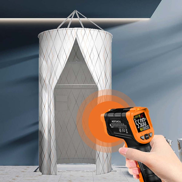 100x200cm Portable Round Shower Curtain for Outdoor Camping Beach Shower Toilet