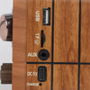 Portable AM FM Radio | Mains/Rechargeable Battery | Wood Effect | Retro Style