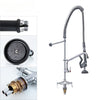 47" Commercial Pre-Rinse Sprayer High Pressure Washing Kitchen Sink Faucet AU