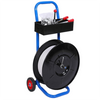 Strapping Dispenser Trolley Portable Plastic Strap Cart & Tray for 20cm Bundles