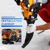 Mini Excavator Ripper Hook Ripper Teeth with Pins for Mini Excavartor Digger AU