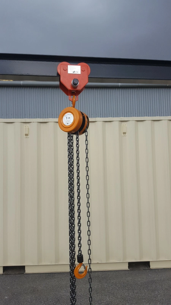 1T Crane Pull / Push Type I Bar Beam Track Girder Trolley Girder Trolley + Chain