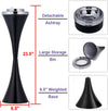 Free Standing Ashtray Floor Cigarette Ash Tray Stainless Steel Litter Ashbin  AU