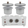 220V Double Wax Pot Warmer Waxing Machine For Full Body Adjustable Temperature
