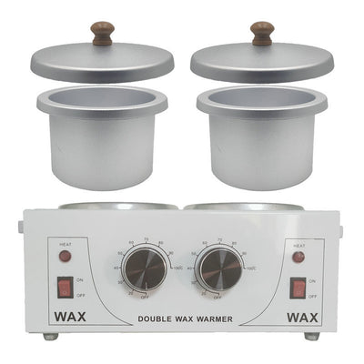 220V Double Wax Pot Warmer Waxing Machine For Full Body Adjustable Temperature