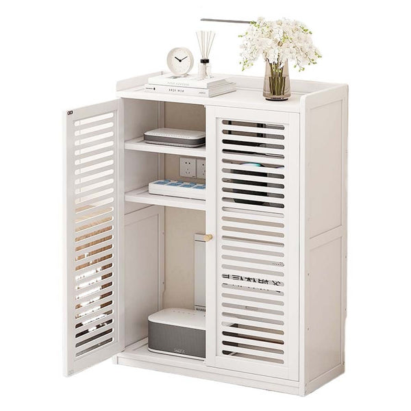 WiFi Router Storage Cabinet Router Storage Box Ventilation & Cord Management