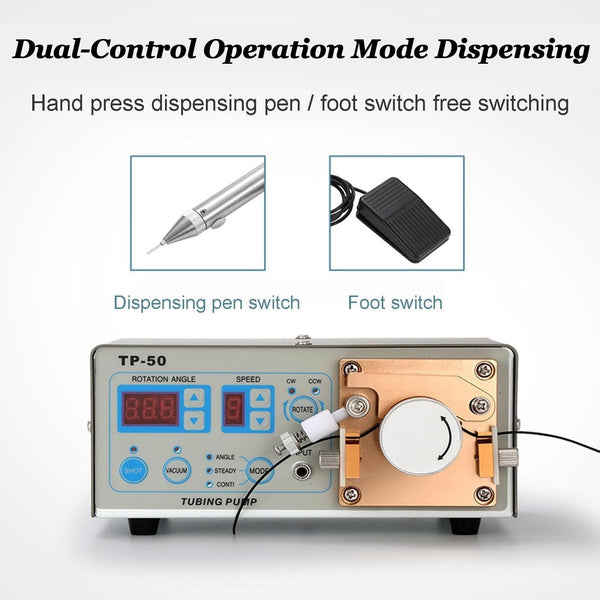 Automatic Glue Dispenser High Precision 0.001ML Digital Display Glue Machine