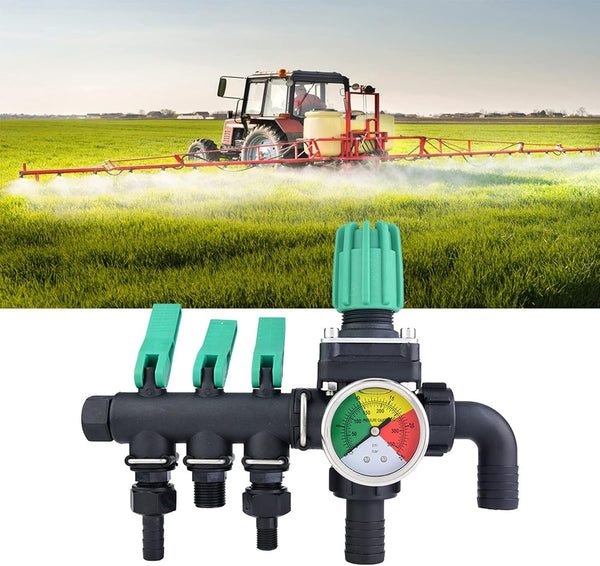 3Way Water Splitter Valve Agricultural Sprayer Control Shut Off Valve Irrigation